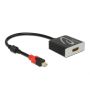 DeLOCK 65302 video kabel adapter 0,2 m Mini DisplayPort HDMI Grijs (65302) thumbnail