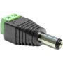 DeLOCK 65396 tussenstuk voor kabels DC 2.1 x 5.5 mm 2p Zwart, Groen (65396) thumbnail
