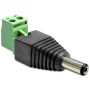 DeLOCK 65422 tussenstuk voor kabels DC 2.1 x 5.5 mm 2p Zwart, Groen (65422) thumbnail