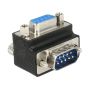 DeLOCK 65595 tussenstuk voor kabels Sub-D 9p Zwart, Blauw, Rood, Zilver (65595) thumbnail