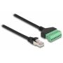 DeLOCK 65975 netwerkkabel Zwart, Groen 0,3 m Cat6 U/UTP (UTP) (65975) thumbnail
