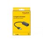 DeLOCK 66646 tussenstuk voor kabels USB 3.2 Gen 1 RJ45 Zwart (66646) thumbnail