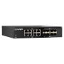 QNAP QSW-3216R-8S8T netwerk-switch Unmanaged L2 10G Ethernet (100/1000/10000) Zwart (QSW-3216R-8S8T) thumbnail
