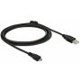 DeLOCK 82335 USB-kabel 2 m USB 2.0 USB A Micro-USB B Zwart (82335) thumbnail