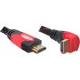 DeLOCK 1m HDMI HDMI kabel HDMI Type A (Standaard) Zwart, Rood (82685) thumbnail