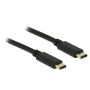 DeLOCK 2m, 2xUSB2.0-C USB-kabel USB 2.0 USB C Zwart (83332) thumbnail