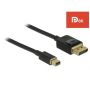 DeLOCK 84927 DisplayPort kabel 1 m Mini DisplayPort Zwart (84927) thumbnail