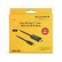 DeLOCK 85290 video kabel adapter 1 m USB Type-C HDMI Zwart (85290) thumbnail