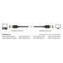 DeLOCK 85658 DisplayPort kabel 1 m Zwart (85658) thumbnail
