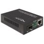 DeLOCK 86180 netwerk media converter 1000 Mbit/s Zwart (86180) thumbnail