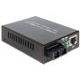 DeLOCK 86216 netwerk media converter 100 Mbit/s 1310 nm Multimode Zwart (86216) thumbnail
