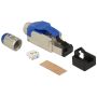 DeLOCK 86487 kabel-connector RJ-45 Blauw, Zilver (86487) thumbnail