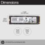 HP 512GB PCIe4x4 NVMe M.2 SSD (8C4X6AA) thumbnail