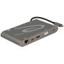 DeLOCK 87297 interface hub USB 3.2 Gen 2 (3.1 Gen 2) Type-C Grijs (87297) thumbnail