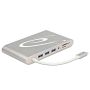 DeLOCK 87298 interface hub USB 3.2 Gen 1 (3.1 Gen 1) Type-C 1000 Mbit/s Zilver (87298) thumbnail