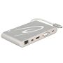 DeLOCK 87298 interface hub USB 3.2 Gen 1 (3.1 Gen 1) Type-C 1000 Mbit/s Zilver (87298) thumbnail