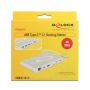 DeLOCK 87298 interface hub USB 3.2 Gen 1 (3.1 Gen 1) Type-C 1000 Mbit/s Zilver (87298) thumbnail