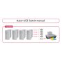 DeLOCK 87634 seriële switch box Bedraad (87634) thumbnail