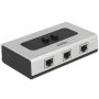 DeLOCK 87673 interface hub 1000 Mbit/s Zwart, Grijs (87673) thumbnail