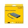 DeLOCK 87683 notebook dock & poortreplicator Bedraad USB 3.2 Gen 1 (3.1 Gen 1) Type-C Grijs (87683) thumbnail