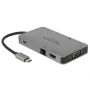 DeLOCK 87735 notebook dock & poortreplicator Bedraad USB 3.2 Gen 1 (3.1 Gen 1) Type-C Grijs (87735) thumbnail