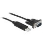 DeLOCK 87741 seriële kabel Zwart 1,8 m USB Type-A DB-9 (87741) thumbnail