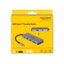 DeLOCK 87743 interface hub USB 3.2 Gen 1 (3.1 Gen 1) Type-C Grijs (87743) thumbnail