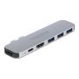 DeLOCK 87753 notebook dock & poortreplicator Docking Grijs (87753) thumbnail
