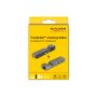 DeLOCK 87757 notebook dock & poortreplicator Docking Thunderbolt 4 Zwart, Grijs (87757) thumbnail