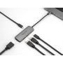 DeLOCK 87804 notebook dock & poortreplicator Bedraad USB 3.2 Gen 1 (3.1 Gen 1) Type-C Grijs (87804) thumbnail