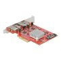 DeLOCK 89041 interfacekaart/-adapter Intern USB 3.2 Gen 2 (3.1 Gen 2) (89041) thumbnail