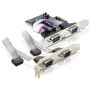 DeLOCK 4 x serial PCI Express card interfacekaart/-adapter (89178) thumbnail