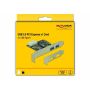 DeLOCK 89243 interfacekaart/-adapter Intern USB 3.2 Gen 1 (3.1 Gen 1) (89243) thumbnail