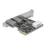 DeLOCK 89243 interfacekaart/-adapter Intern USB 3.2 Gen 1 (3.1 Gen 1) (89243) thumbnail