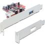 DeLOCK USB 3.0/PCI-E interfacekaart/-adapter USB 3.2 Gen 1 (3.1 Gen 1) (89273) thumbnail