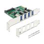 DeLOCK 89360 interfacekaart/-adapter Intern USB 3.2 Gen 1 (3.1 Gen 1) (89360) thumbnail