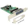 DeLOCK 89377 interfacekaart/-adapter Intern SATA, USB 3.2 Gen 1 (3.1 Gen 1) (89377) thumbnail