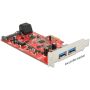 DeLOCK 89389 interfacekaart/-adapter Intern SATA, USB 3.2 Gen 1 (3.1 Gen 1) (89389) thumbnail