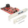 DeLOCK 89389 interfacekaart/-adapter Intern SATA, USB 3.2 Gen 1 (3.1 Gen 1) (89389) thumbnail