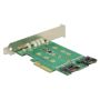 DeLOCK 89518 interfacekaart/-adapter Intern M.2, SATA (89518) thumbnail