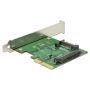 DeLOCK 89672 interfacekaart/-adapter Intern PCI, SATA, U.2 (89672) thumbnail