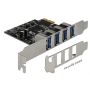 DeLOCK 90304 interfacekaart/-adapter Intern USB 3.2 Gen 1 (3.1 Gen 1) (90304) thumbnail