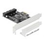 DeLOCK 90387 interfacekaart/-adapter Intern USB 3.2 Gen 1 (3.1 Gen 1) (90387) thumbnail