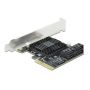 DeLOCK 90498 interfacekaart/-adapter Intern SATA (90498) thumbnail