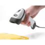 DeLOCK 90565 barcode-lezer Draagbare streepjescodelezer 1D Laser Zwart, Grijs (90565) thumbnail