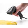 DeLOCK 90584 barcode-lezer Draagbare streepjescodelezer 1D Laser Zwart (90584) thumbnail