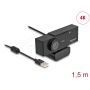 Delock 4K USB Webcam 8MP 3840x2160 (96400) thumbnail