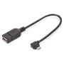 Digitus USB 2.0 ADPTER CABLE MICRO B-A USB-kabel 0,15 m Micro-USB B USB A Zwart (AK-300313-002-S) thumbnail