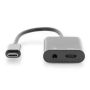 Digitus AK-300400-002-S interface hub USB 3.2 Gen 1 (3.1 Gen 1) Type-C Zwart (AK-300400-002-S) thumbnail