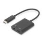 Digitus AK-300400-002-S interface hub USB 3.2 Gen 1 (3.1 Gen 1) Type-C Zwart (AK-300400-002-S) thumbnail